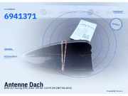 Antenne Dach BMW 3er Touring (E91) 6950704 6941371