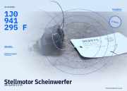 Stellmotor Scheinwerfer VW Golf IV 1J0941295F