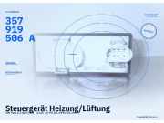 Steuergerät Heizung/Lüftung VW Polo III (6N1) 357919506A