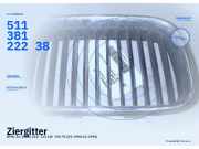 Ziergitter BMW 3er (E36) 51138122238