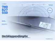 Heckklappendämpfer VW Transporter T6 Kasten 7H0827550