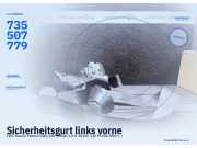 Sicherheitsgurt links vorne FIAT Ducato Kasten (250) 735507779