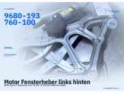 Motor Fensterheber links hinten OPEL Astra F Cabriolet 9680-193760-100