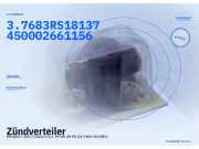 Zündverteiler PEUGEOT 205 I (741A/C) 3.7683 RS 18137 450002 661 156