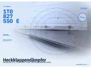 Heckklappendämpfer VW Touran I (1T1) 1T0827550E
