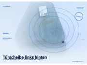 Türscheibe links hinten CITROEN Xantia (X2)