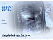 Hauptscheinwerfer links SUZUKI Alto (EF) 35100-50A3L