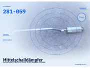 Mittelschalldämpfer SUZUKI Alto (EC) 281-059 BOSAL 281-059