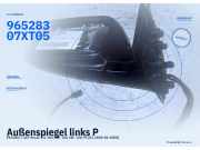 Außenspiegel links PEUGEOT 307 Break 96528307XT05