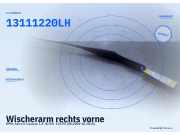 Wischerarm rechts vorne OPEL Astra H Caravan 13111220LH