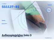 Außenspiegelglas links OPEL Astra K (B16) 551137-81
