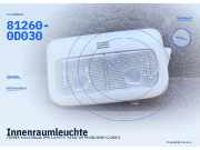 Innenraumleuchte TOYOTA Yaris Liftback (P9) 81260-0D030