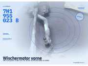 Wischermotor vorne VW Transporter T5 Bus 7H1955023B
