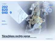 Türschloss rechts vorne MERCEDES-BENZ E-Klasse (W210) 2028200409