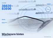 Wischerarm hinten Opel Agila (H00) 38820-83E00