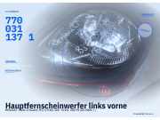 Hauptfernscheinwerfer links vorne RENAULT Trafic II Kasten (FL) 91166120 7700311371