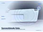 Sonnenblende links VW Golf V Plus (5M, 521)