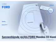 Sonnenblende rechts FORD Mondeo III Kombi (BWY) 1359067 FORD