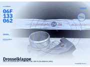 Drosselklappe AUDI A3 Cabriolet (8P) 06F133062