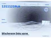 Wischerarm links vorne OPEL Astra H Caravan 13111219LH
