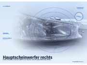 Hauptscheinwerfer rechts FORD Mondeo I Kombi (BNP)