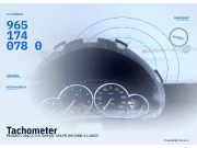 Tachometer PEUGEOT 206 CC 9651740780