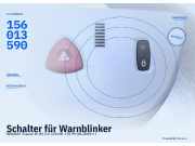 Schalter für Warnblinker RENAULT Espace IV (K) 156013590