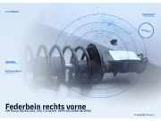 Federbein rechts vorne VW Passat (3A2, 35I)