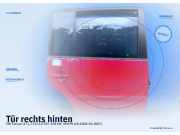 Tür rechts hinten VW Touran I (1T3)