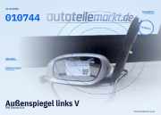 Außenspiegel links VW Touran (1T1, 1T2) 010744