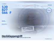 Heckklappengriff VW Golf IV Variant (1J) 1J0827566F