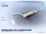 Katalysator mit Lambdasonde RENAULT Twingo II (CN0) C316