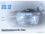 Hauptscheinwerfer links OPEL Vectra A 442-2001R-UE