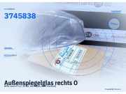 Außenspiegelglas rechts OPEL Astra H 3745838