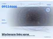 Wischerarm links vorne OPEL Tigra Twintop (X-C/Roadster) 09114666