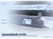 Sonnenblende rechts MERCEDES-BENZ SLK (R170)