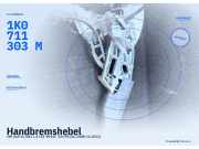 Handbremshebel VW Golf VI (5K) 1K0711303P 3Q7 1K0711303M