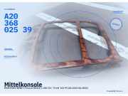 Mittelkonsole MERCEDES-BENZ C-Klasse (W203) A2036802539