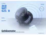 Gebläsemotor VW Touran I (1T3) 3C0907521B