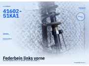 Federbein links vorne SUZUKI Splash (EX) 41602-51KA1