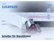 Schalter für Warnblinker OPEL Corsa D (S07) 13189529