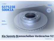 Bremsscheiben Vorderachse Kia Sorento I (JC) (Sorento I (JC)) 2.5 177 kW 517123E500 517123E500 KIA