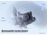 Bremssattel rechts hinten VW Bora Variant (1J)