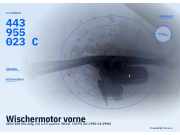 Wischermotor vorne AUDI 100 (44, 44Q, C3) 443955023C