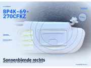 Sonnenblende rechts MAZDA 3 (BK) BP4K-69-270CFKZ