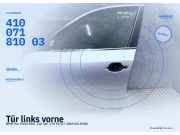 Tür links vorne BMW 5er (E60) 41517202339 41007181003