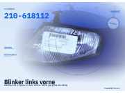 Blinker links vorne MAZDA 323 S V (BA) 210-618112