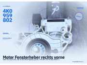 Motor Fensterheber rechts vorne AUDI A6 Avant (4A5,C8) 4K0959802