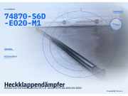 Heckklappendämpfer HONDA Civic VII Hatchback (EU, EP) 74870-S6D-E020-M1