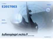 Außenspiegel rechts PEUGEOT 206 Schrägheck (2A/C) E2017003